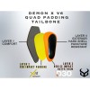 Demon Flex Force X D3O/XRD Short V6 - Women's snowboard impact shorts - Black