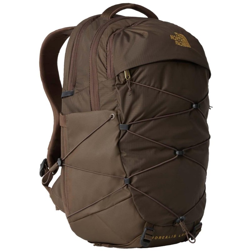 The North Face Women's Borealis Luxe Backpack - Γυναικείο Σακίδιο 27 Lit.- Smokey Brown/Gold Metallic