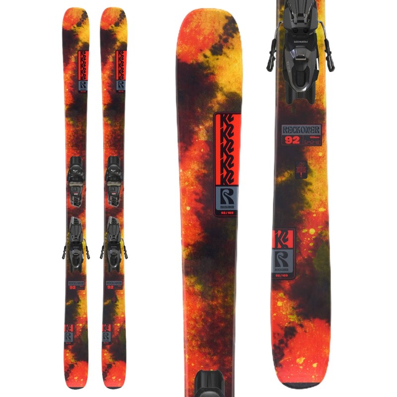 K2 Reckoner 92 Skis + M3 11 Compact Quikclik Bindings 2026
