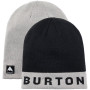 Burton Recycled Billboard Beanie - Reversible Beanie - Sharkskin/True Black