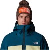The North Face Heritage Ski Tuke Beanie - Σκούφος - Smokey Brown/TNF Orange/White Dune
