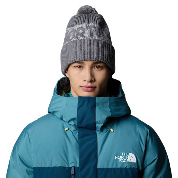 The North Face Retro Cabin Beanie - High Rise Grey/Smoked P