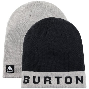 Burton Recycled Billboard Beanie - Σκούφος διπλής όψης - Sharkskin/True Black