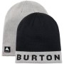 Burton Recycled Billboard Beanie - Σκούφος διπλής όψης - Sharkskin/True Black
