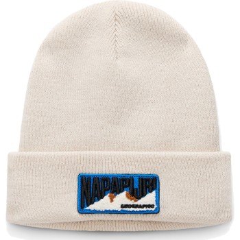 Napapijri Montepiana Beanie - Σκούφος Unisex - Beige Dimity Napapijri Montepiana Beanie - Σκούφος Unisex - Beige Dimity
