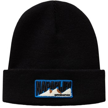 Napapijri Montepiana Beanie - Σκούφος Unisex - Black Beauty Napapijri Montepiana Beanie - Σκούφος Unisex - Black Beauty