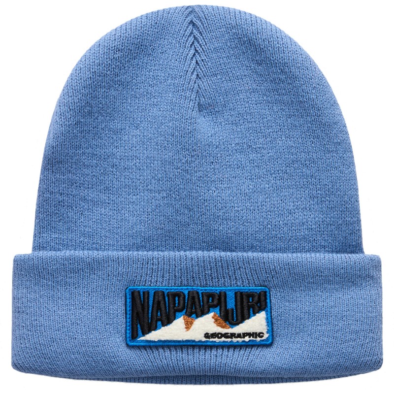 Napapijri Montepiana Beanie - Σκούφος Unisex - Faded Denim