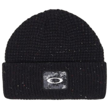 Oakley Ellipse Patch Waffle Beanie - Unisex Σκούφος - Blackout