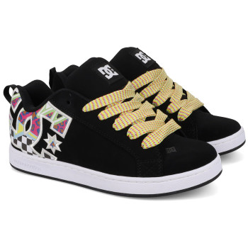 DC Court Graffik - Shoes for Women - Black/Multi/White
