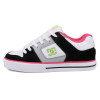 DC Pure - Leather Shoes for Women's - Black/Multi/White