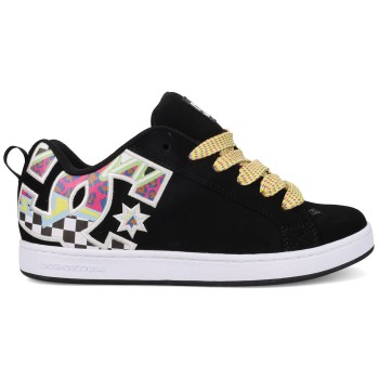 DC Court Graffik - Shoes for Women - Black/Multi/White 