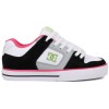 DC Pure - Leather Shoes for Women's - Black/Multi/White