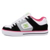 DC Pure - Leather Shoes for Women's - Black/Multi/White