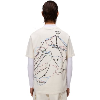 Napapijri Fiemme Jersey Short Sleeve T-Shirt - Men's T-Shirt - White FWA