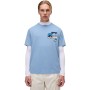 Napapijri Montepiana Jersey Short Sleeve T-Shirt  - Men's T-Shirt - Faded Denim