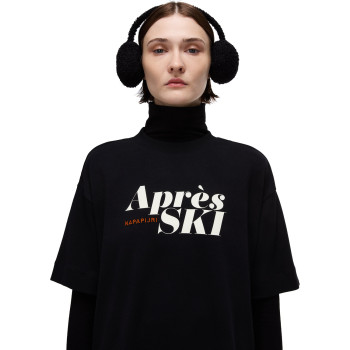 Napapijri Irto Short Sleeve T-Shirt  - Women's T-Shirt - Black Beauty