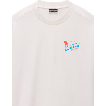 Napapijri Irto Short Sleeve T-Shirt  - Γυναικείο T-Shirt - Beige Dimity