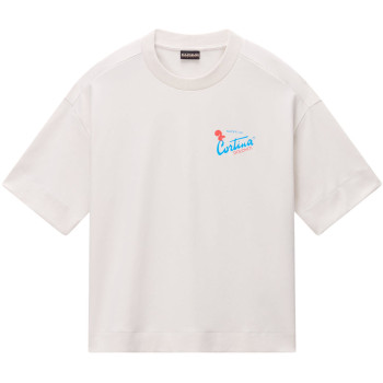 Napapijri Irto Short Sleeve T-Shirt  - Γυναικείο T-Shirt - Beige Dimity