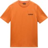 Napapijri Fiemme Jersey Short Sleeve T-Shirt - Men's T-Shirt - Orange Pumpkin