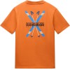 Napapijri Fiemme Jersey Short Sleeve T-Shirt - Men's T-Shirt - Orange Pumpkin