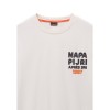 Napapijri Fiemme Jersey Short Sleeve T-Shirt - Men's T-Shirt - White FWA