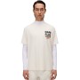 Napapijri Fiemme Jersey Short Sleeve T-Shirt - Men's T-Shirt - White FWA