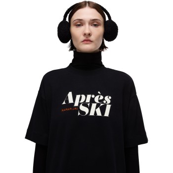 Napapijri Irto Short Sleeve T-Shirt  - Women's T-Shirt - Black Beauty Napapijri Irto Short Sleeve T-Shirt  - Women's T-Shirt - Black Beauty