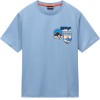 Napapijri Montepiana Jersey Short Sleeve T-Shirt  - Ανδρικό T-Shirt - Faded Denim