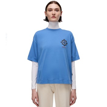 Napapijri Irto Short Sleeve T-Shirt  - Women's T-Shirt - Riviera Blue Napapijri Irto Short Sleeve T-Shirt  - Women's T-Shirt - Riviera Blue