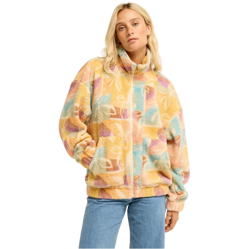 Billabong First Light Fleece - Γυναικεία Ζακέτα Fleece - White cap