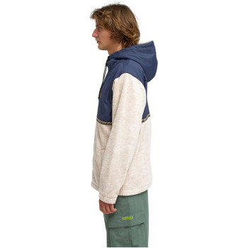 Billabong Boundary Lite Zip 2- Full-Zip Ανδρικό Φλίς με κουκούλα - Blue Graphite