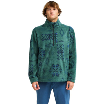Billabong Boundary Mock Neck 2 - Ανδρικό Half-zip Φλίς - Pine Green