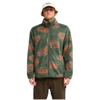 Billabong Cove Full Zip - Ανδρικό Φλίς ζακέτα - Rifle Green