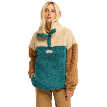 Billabong Since 73 Vibes Sherpa - Γυναικείο Half Zip Fleece - Colonial Blue