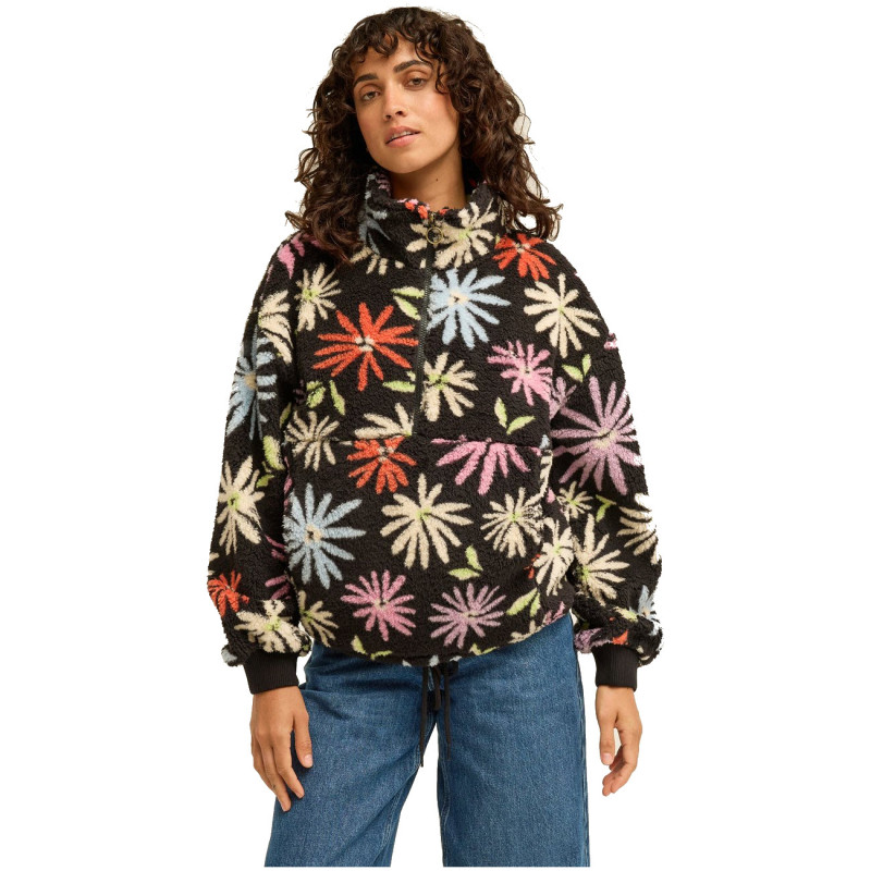 Billabong Time Off 3 - Half-Zip Γυναικείο Fleece - Black Pebble
