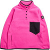 Burton Cinder Fleece Pullover - Γυναικείο Fleece - Shockwave Pink/True Black