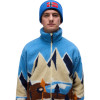 NAPAPIJRI T-Fleece Full-Zip Fancy Mount- Ανδρική ζακέτα Fleece - Multicolour FXC