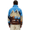 NAPAPIJRI T-Fleece Full-Zip Fancy Mount- Ανδρική ζακέτα Fleece - Multicolour FXC