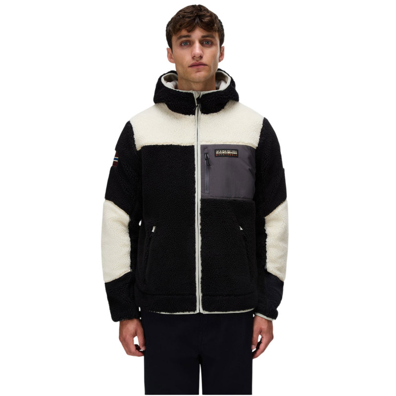 NAPAPIJRI Yupik Full-Zip Fleece Hoodie 3 - Ανδρικό Fleece Hoodie - Multicolour MCB