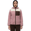 NAPAPIJRI Yupik OG 1 Full-Zip Fleece Hoodie - Γυναικεία ζακέτα φλίς με κουκούλα - Pink Woodrose