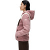 NAPAPIJRI Yupik OG 1 Full-Zip Fleece Hoodie - Γυναικεία ζακέτα φλίς με κουκούλα - Pink Woodrose