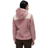 NAPAPIJRI Yupik OG 1 Full-Zip Fleece Hoodie - Γυναικεία ζακέτα φλίς με κουκούλα - Pink Woodrose