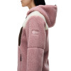 NAPAPIJRI Yupik OG 1 Full-Zip Fleece Hoodie - Γυναικεία ζακέτα φλίς με κουκούλα - Pink Woodrose