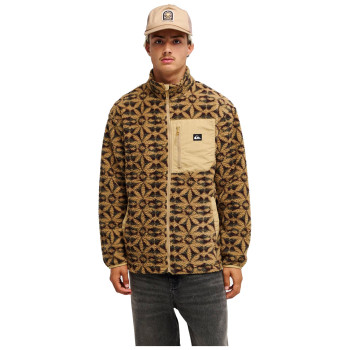 Quiksilver Clean Coast - Ανδρικό Full-zip Fleece - Nature Tile Kelp