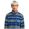 Quiksilver No Destination FZ Full Zip Fleece - Ανδρικό Fleece - Quik Life Stripe Dark Denim