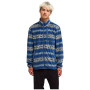 Quiksilver No Destination FZ Full Zip Fleece - Ανδρικό Fleece - Quik Life Stripe Dark Denim