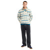 Quiksilver No Destination Hs - "Half Opening" Micro Fleece - Ανδρικό Fleece - Quik Life Stripe Peyote