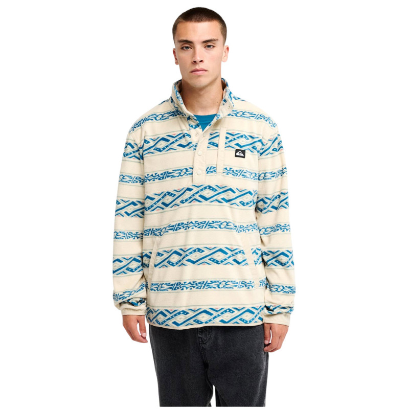 Quiksilver No Destination Hs - "Half Opening" Micro Fleece - Ανδρικό Fleece - Quik Life Stripe Peyote