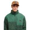 Quiksilver Shallow Water 2 - Ανδρικό Full Zip Sherpa Fleece - Forest Heather