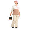 ROXY Alabama Mock Neck 3 - Γυναικείο Fleece - Cafe Au Lait